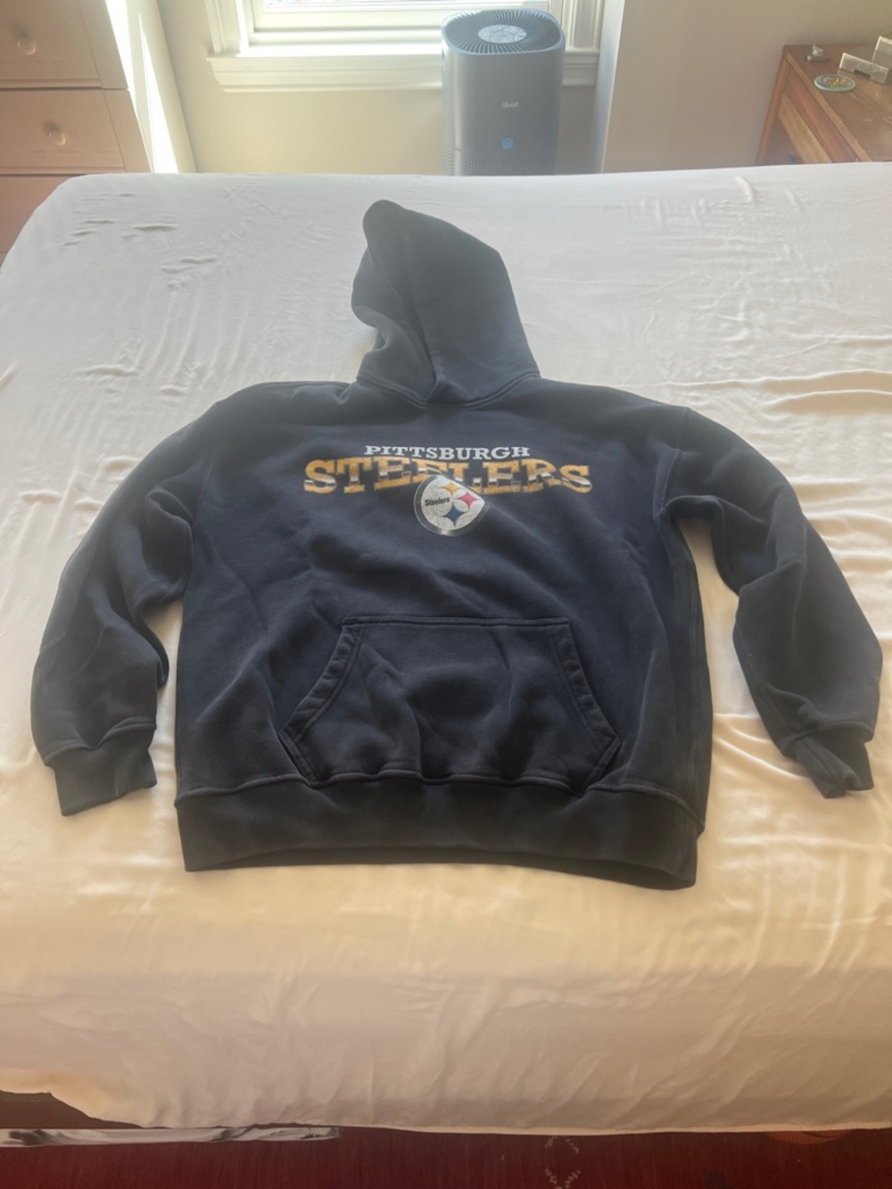 Abercrombie & Fitch Navy Blue Pittsburgh Steelers Hoodie